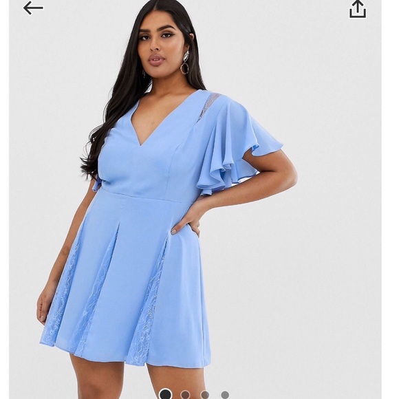 light blue dress asos